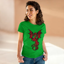 Load image into Gallery viewer, Dragon Women's Cotton Tee (Various Colors)