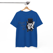 Load image into Gallery viewer, Fancy Cat Cotton Tee (Various Colors)