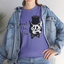 Load image into Gallery viewer, Fancy Cat Cotton Tee (Various Colors)