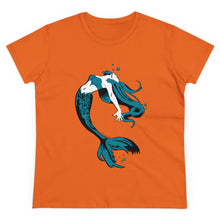 Load image into Gallery viewer, Mermaid Women's Cotton Tee (Various Colors)