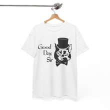 Load image into Gallery viewer, Fancy Cat Cotton Tee (Various Colors)