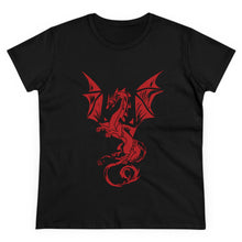 Load image into Gallery viewer, Dragon Women's Cotton Tee (Various Colors)