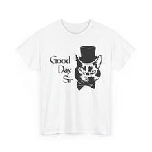 Load image into Gallery viewer, Fancy Cat Cotton Tee (Various Colors)