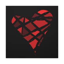 Load image into Gallery viewer, Red Heart Canvas Print (Various Sizes)