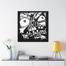 Load image into Gallery viewer, Stretched Monster Face Canvas Print (Various Sizes)