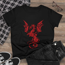 Load image into Gallery viewer, Dragon Women's Cotton Tee (Various Colors)