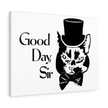 Load image into Gallery viewer, Good Day Cat Canvas Print (Various Sizes)
