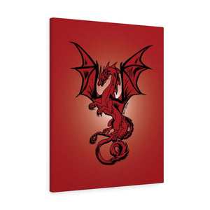 Red Dragon Canvas Print (Various Sizes)