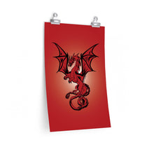Load image into Gallery viewer, Red Dragon Poster (Various Sizes)