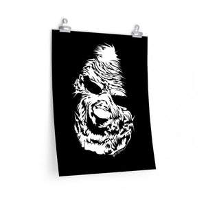 Zombie Face Poster (Various Sizes)