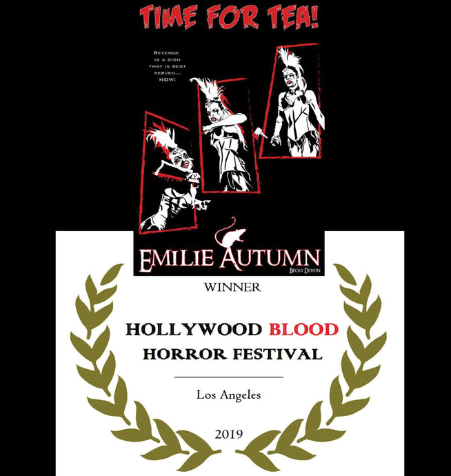 Time for Tea won at the Hollywood Blood Horror Festival
