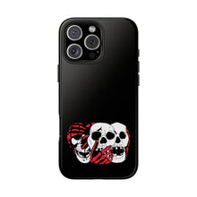 Load image into Gallery viewer, 3 Skulls (With Red) Tough Phone Case (Samsung &amp; iPhone)