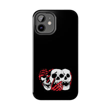 Load image into Gallery viewer, 3 Skulls (With Red) Tough Phone Case (Samsung &amp; iPhone)