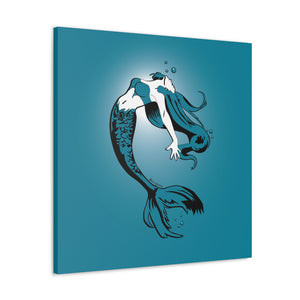 Mermaid Canvas Print (Various Sizes)