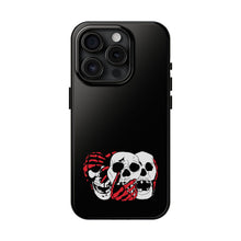 Load image into Gallery viewer, 3 Skulls (With Red) Tough Phone Case (Samsung &amp; iPhone)