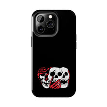 Load image into Gallery viewer, 3 Skulls (With Red) Tough Phone Case (Samsung &amp; iPhone)