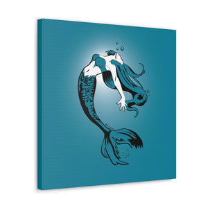 Mermaid Canvas Print (Various Sizes)