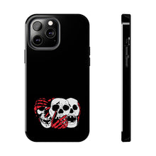 Load image into Gallery viewer, 3 Skulls (With Red) Tough Phone Case (Samsung &amp; iPhone)