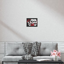 Load image into Gallery viewer, 3 Skulls (With Red) Poster (Various Sizes)