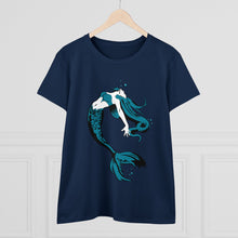 Load image into Gallery viewer, Mermaid Women&#39;s Cotton Tee (Various Colors)