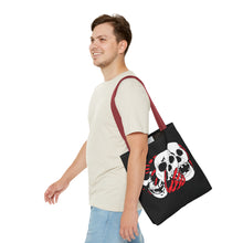 Load image into Gallery viewer, 3 Skulls (With Red) Tote Bag (Various Sizes)