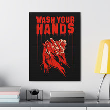 Load image into Gallery viewer, Wash Your Hands Canvas Print (Various Sizes)