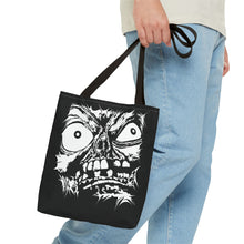 Load image into Gallery viewer, Stretched Monster Face Tote Bag (Various Sizes)