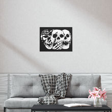 Load image into Gallery viewer, 3 Skulls Poster (Various Sizes)