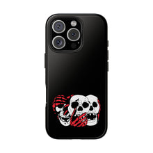Load image into Gallery viewer, 3 Skulls (With Red) Tough Phone Case (Samsung &amp; iPhone)