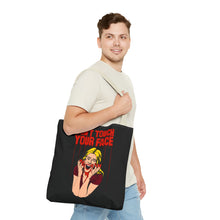 Load image into Gallery viewer, Don&#39;t Touch Your Face v.2 Tote Bag (Various Sizes)