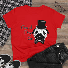 Load image into Gallery viewer, Fancy Pug Women&#39;s Cotton Tee (Various Colors)