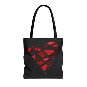 Red Heart Tote Bag (Various Sizes)