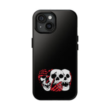 Load image into Gallery viewer, 3 Skulls (With Red) Tough Phone Case (Samsung &amp; iPhone)