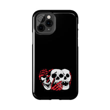 Load image into Gallery viewer, 3 Skulls (With Red) Tough Phone Case (Samsung &amp; iPhone)
