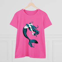 Load image into Gallery viewer, Mermaid Women&#39;s Cotton Tee (Various Colors)