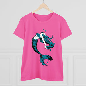 Mermaid Women's Cotton Tee (Various Colors)