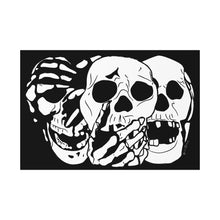 Load image into Gallery viewer, 3 Skulls Poster (Various Sizes)