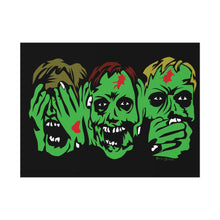 Load image into Gallery viewer, 3 Zombies Poster (Various Sizes)