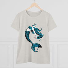 Load image into Gallery viewer, Mermaid Women&#39;s Cotton Tee (Various Colors)