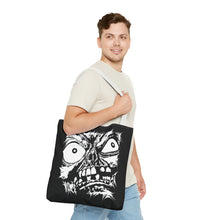 Load image into Gallery viewer, Stretched Monster Face Tote Bag (Various Sizes)