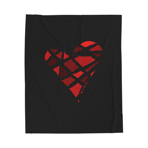 Red Heart Velveteen Plush Blanket (Various Sizes)