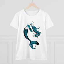 Load image into Gallery viewer, Mermaid Women&#39;s Cotton Tee (Various Colors)