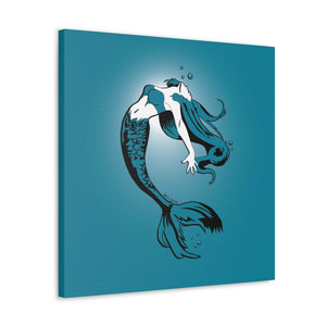 Mermaid Canvas Print (Various Sizes)