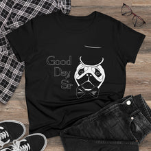 Load image into Gallery viewer, Fancy Pug Women&#39;s Cotton Tee (Various Colors)