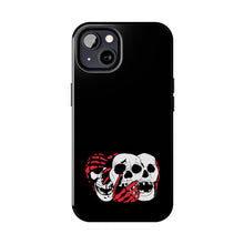 Load image into Gallery viewer, 3 Skulls (With Red) Tough Phone Case (Samsung &amp; iPhone)
