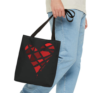 Red Heart Tote Bag (Various Sizes)