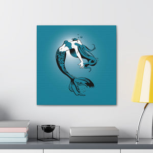 Mermaid Canvas Print (Various Sizes)