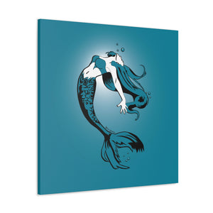 Mermaid Canvas Print (Various Sizes)