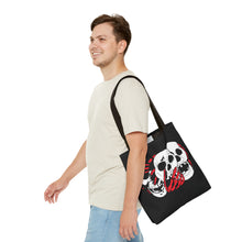 Load image into Gallery viewer, 3 Skulls (With Red) Tote Bag (Various Sizes)