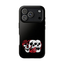 Load image into Gallery viewer, 3 Skulls (With Red) Tough Phone Case (Samsung &amp; iPhone)